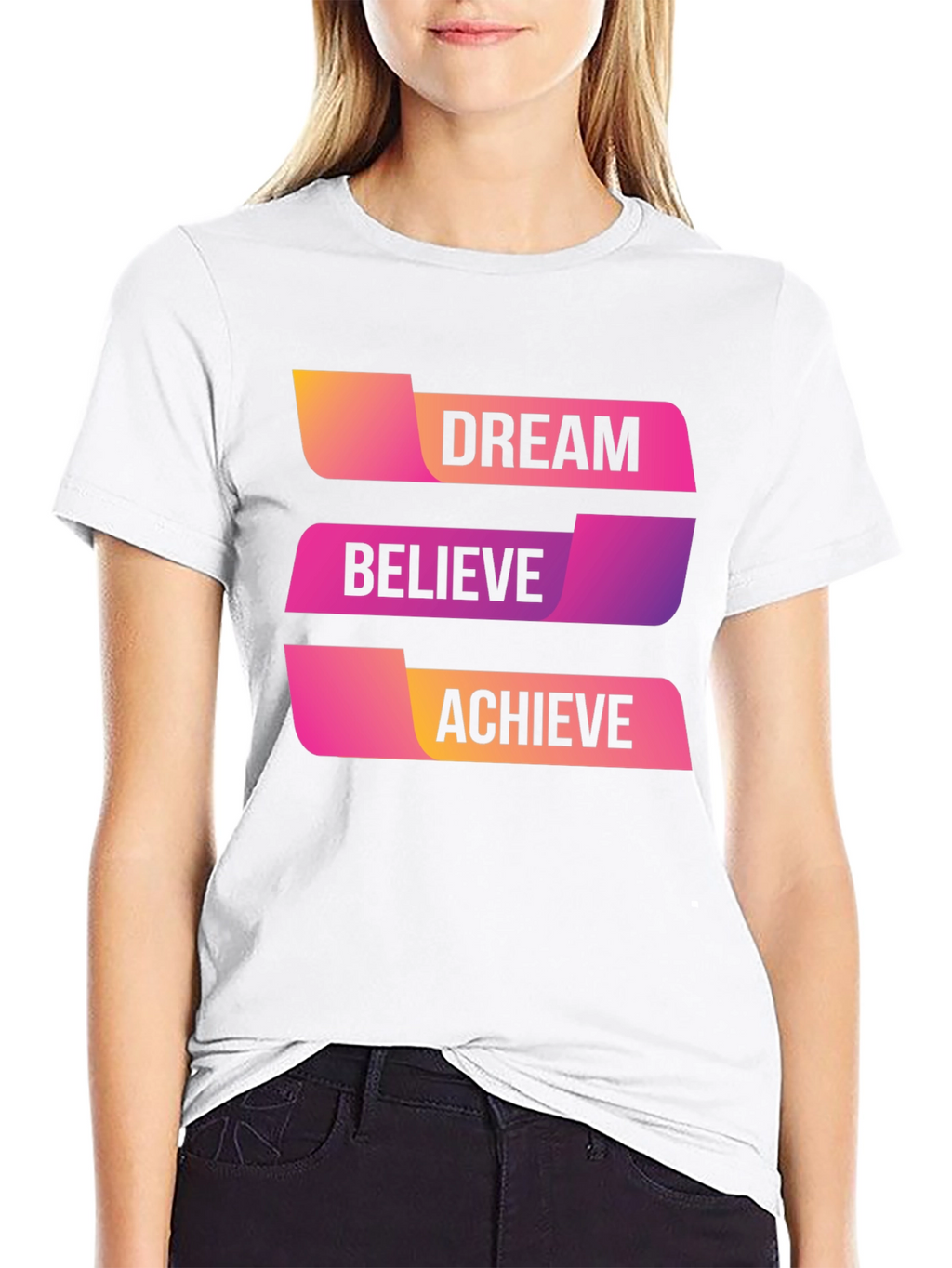 Dream Believe Achieve Graphic T-Shirt