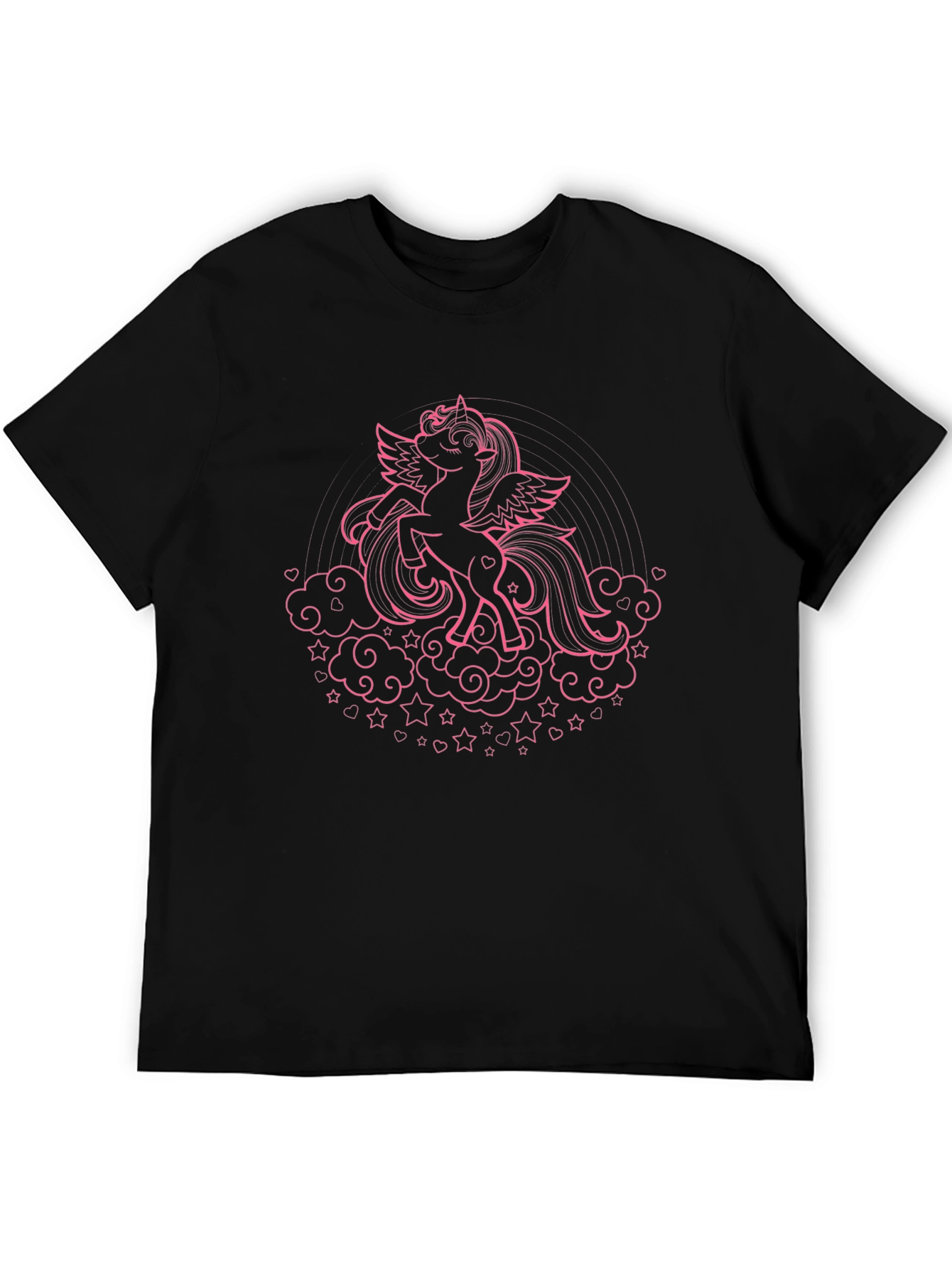 Unicorn Cloud Graphic Tee - Soft Cotton Blend Shirt