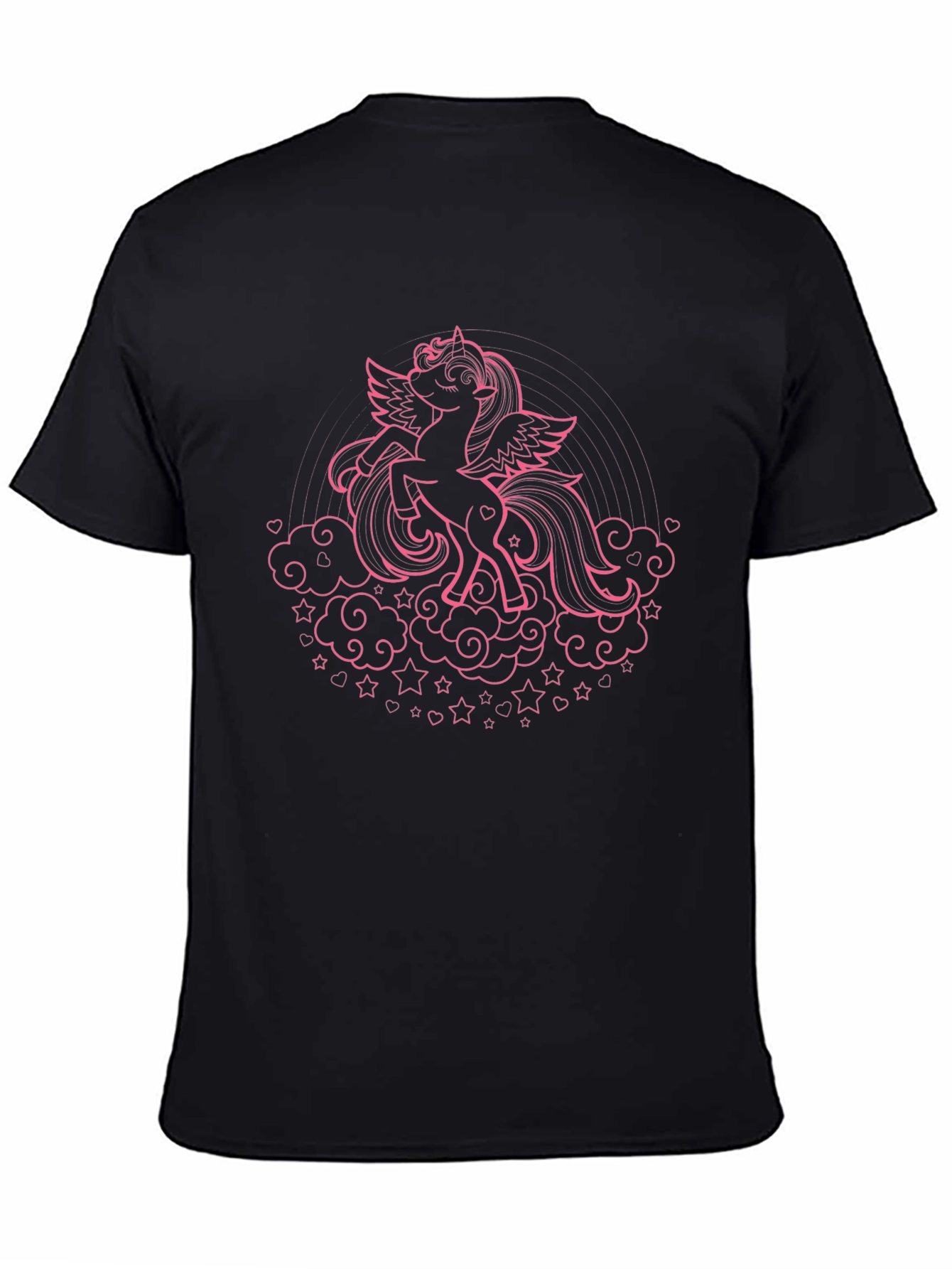 Unicorn Cloud Graphic Tee - Soft Cotton Blend Shirt
