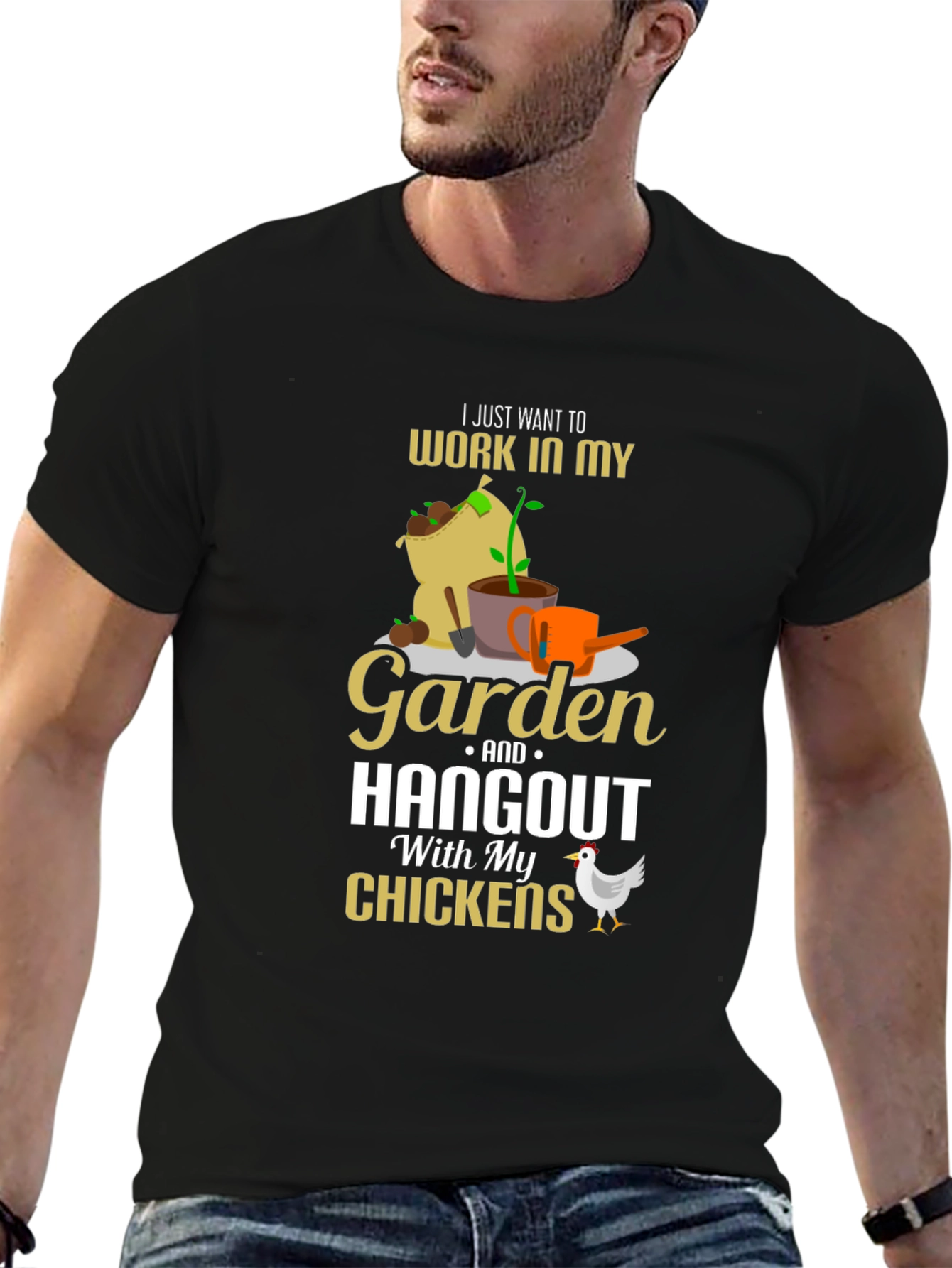 Gardening & Chicken Lover T-Shirt