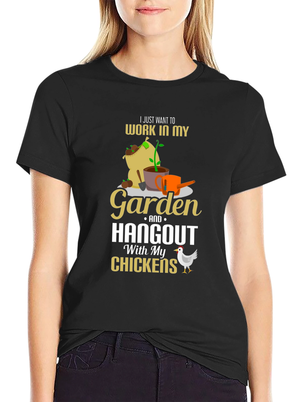 Gardening & Chicken Lover T-Shirt