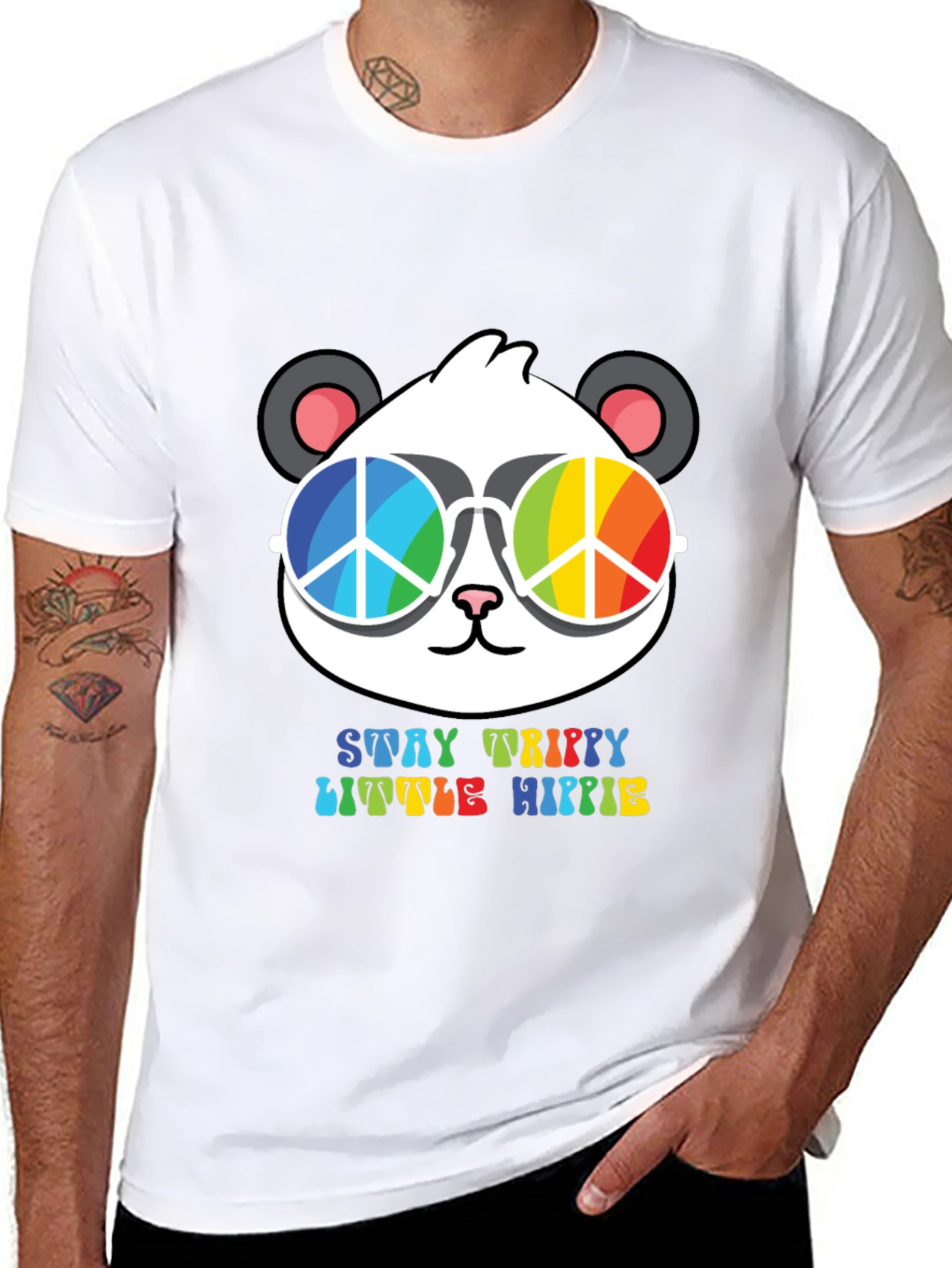Stay Trippy Panda T-Shirt