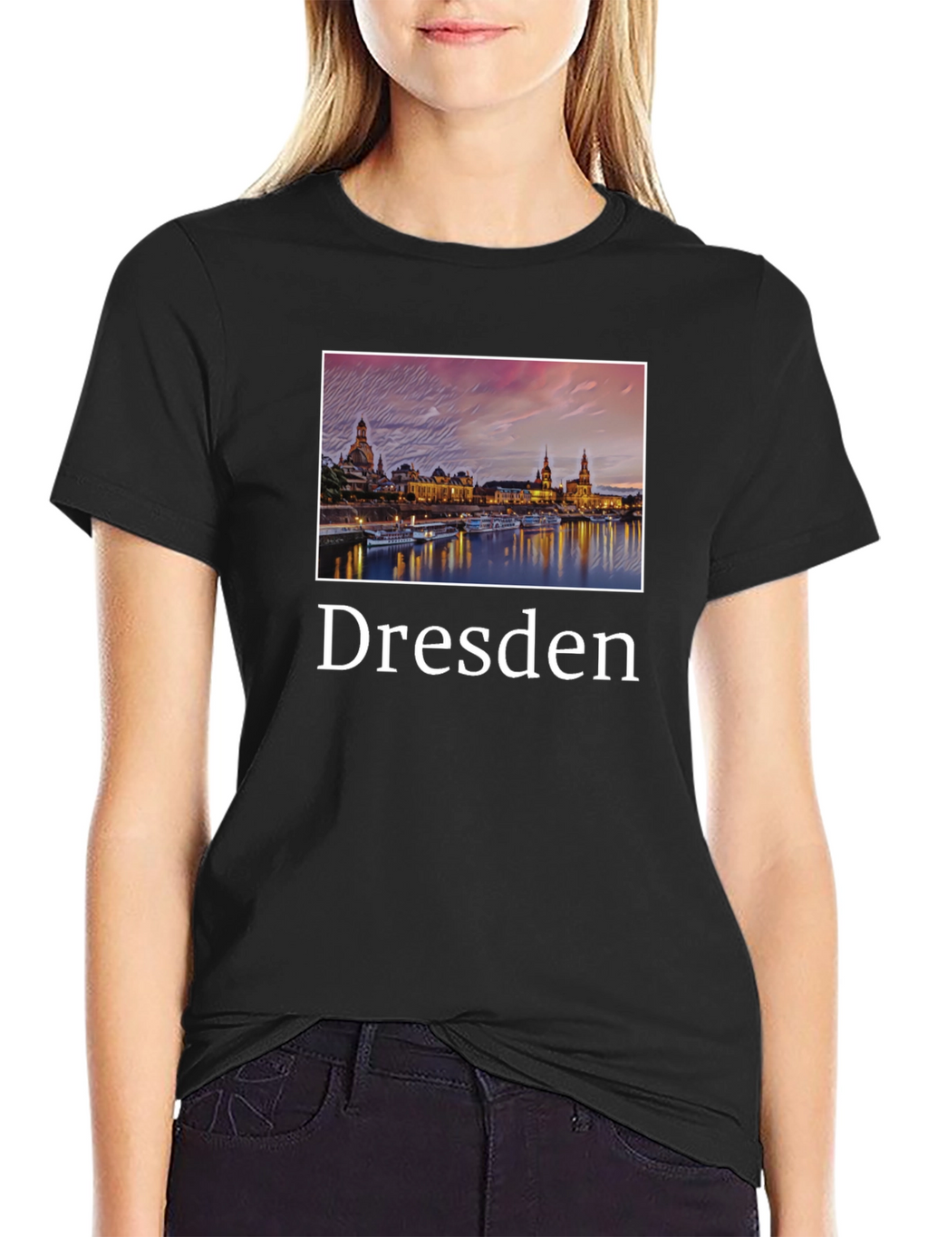 Dresden Skyline Graphic T-Shirt