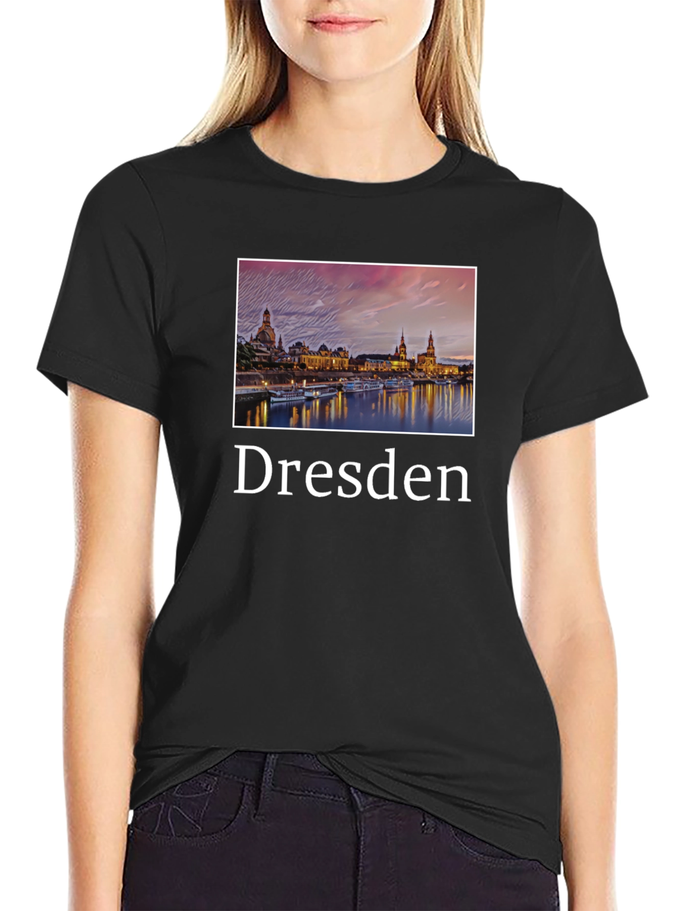 Dresden Skyline Graphic T-Shirt