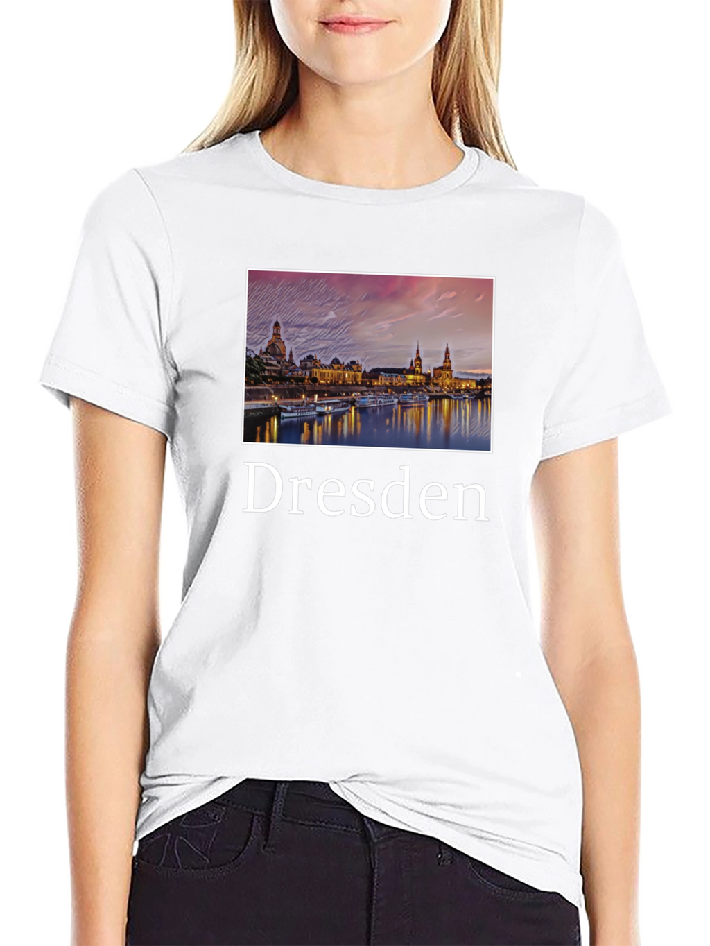 Dresden Skyline Graphic T-Shirt