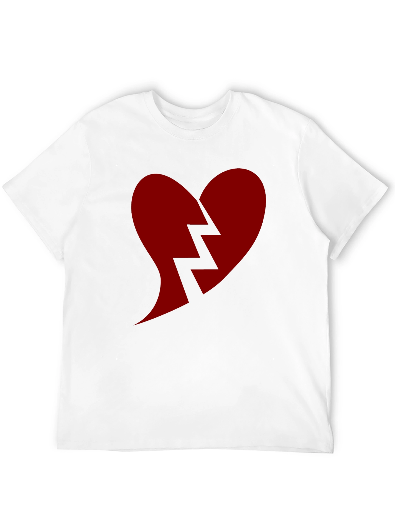 Broken Heart Graphic Tee - Classic Comfort Fit