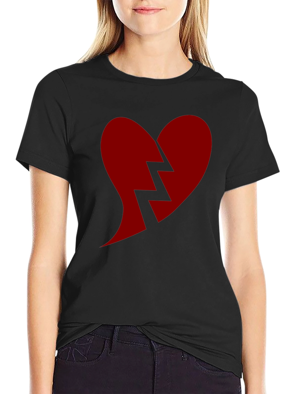 Broken Heart Graphic Tee - Classic Comfort Fit