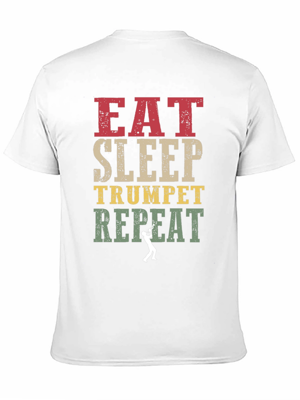 Eat Sleep Trumpet Repeat Graphic Tee