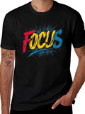 Focus Graphic T-Shirt - Bold Design Comfortable Fit