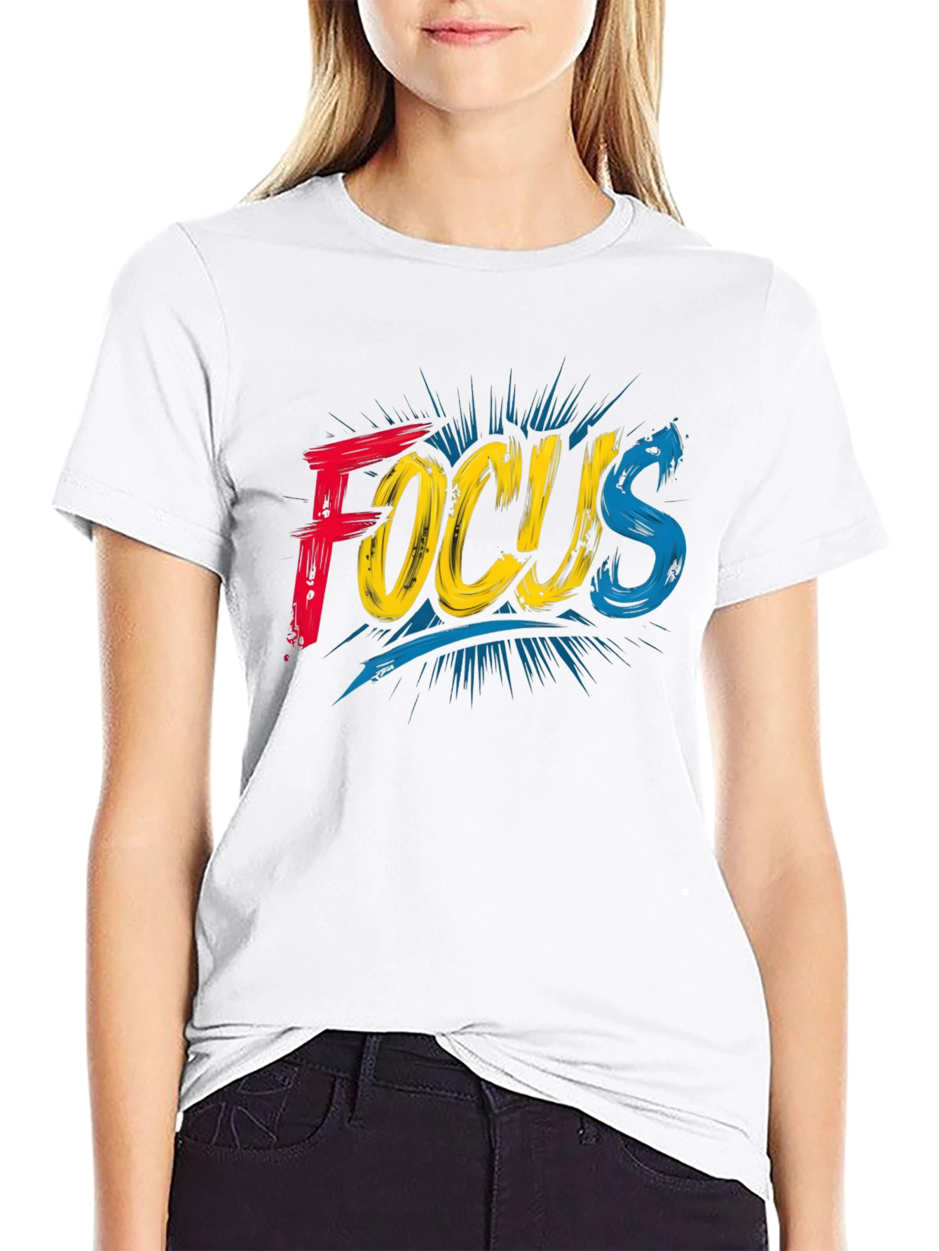 Focus Graphic T-Shirt - Bold Design Comfortable Fit