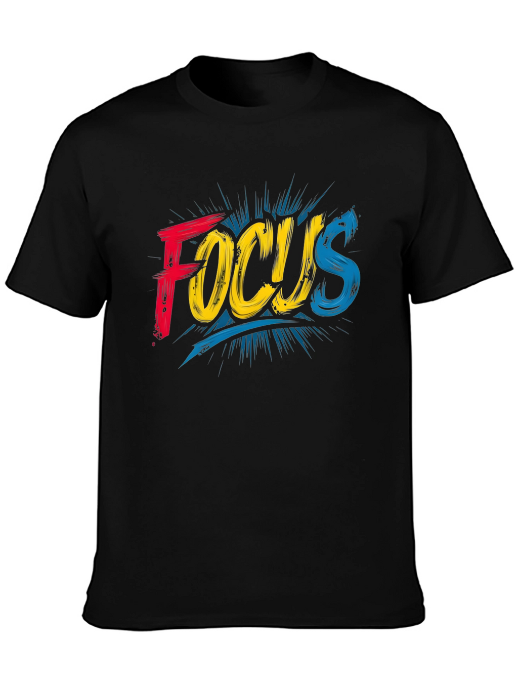 Focus Graphic T-Shirt - Bold Design Comfortable Fit