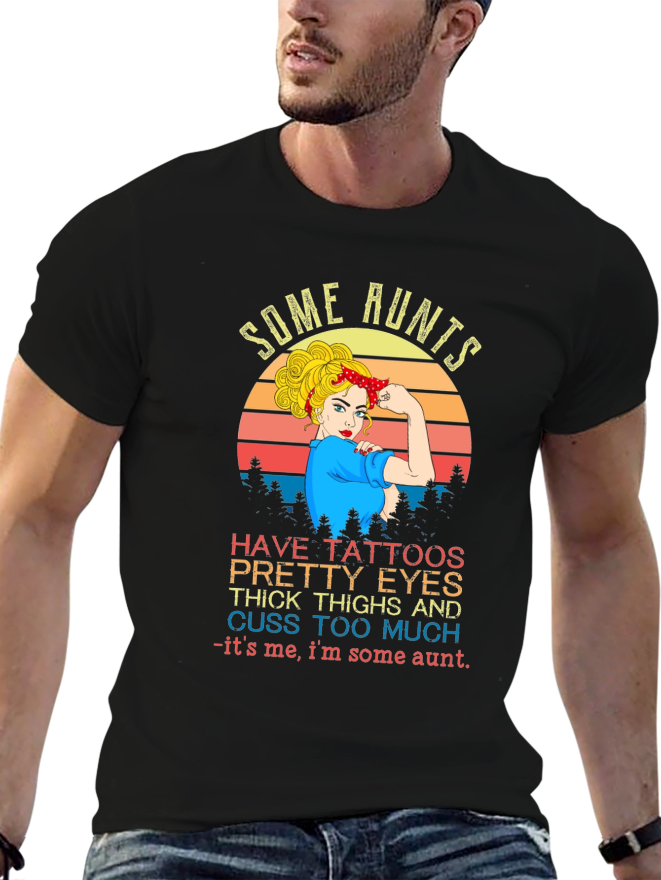 Some Aunts T-Shirt - Tattooed Aunt Graphic Tee