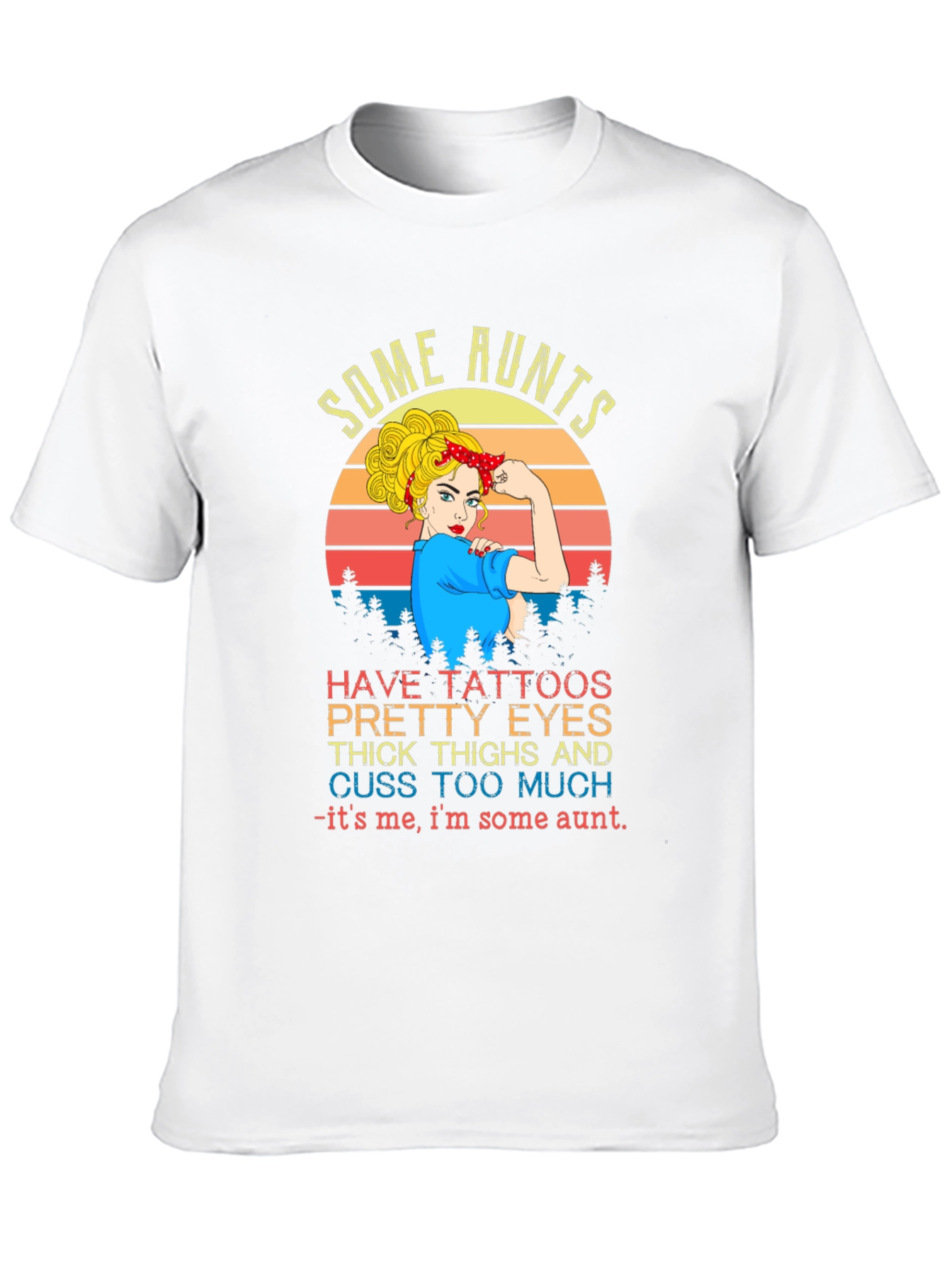 Some Aunts T-Shirt - Tattooed Aunt Graphic Tee