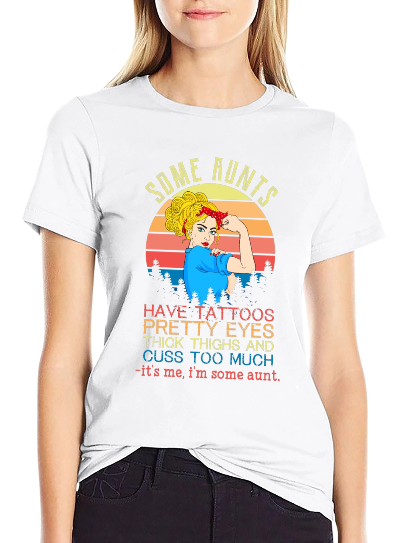 Some Aunts T-Shirt - Tattooed Aunt Graphic Tee