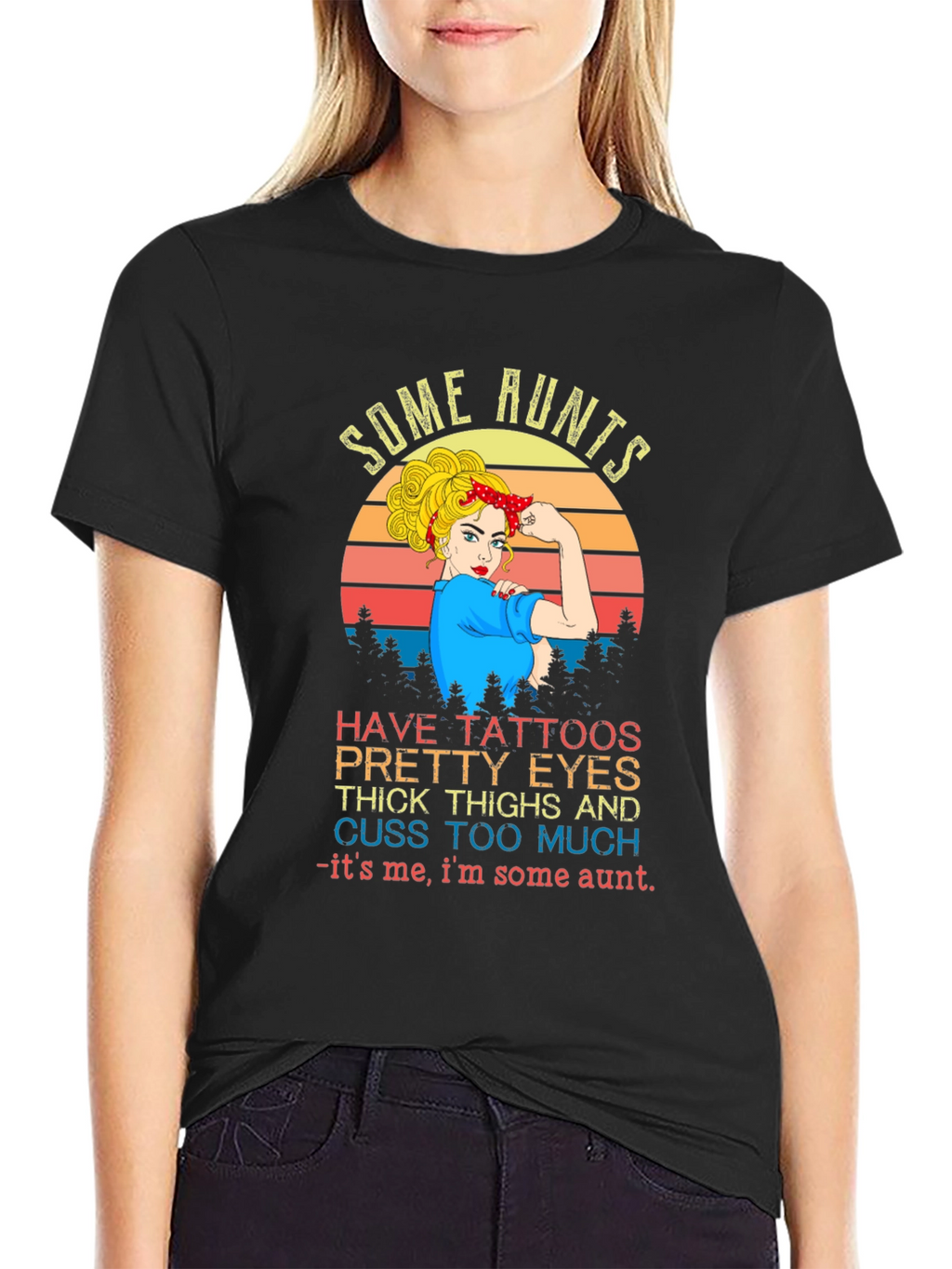 Some Aunts T-Shirt - Tattooed Aunt Graphic Tee