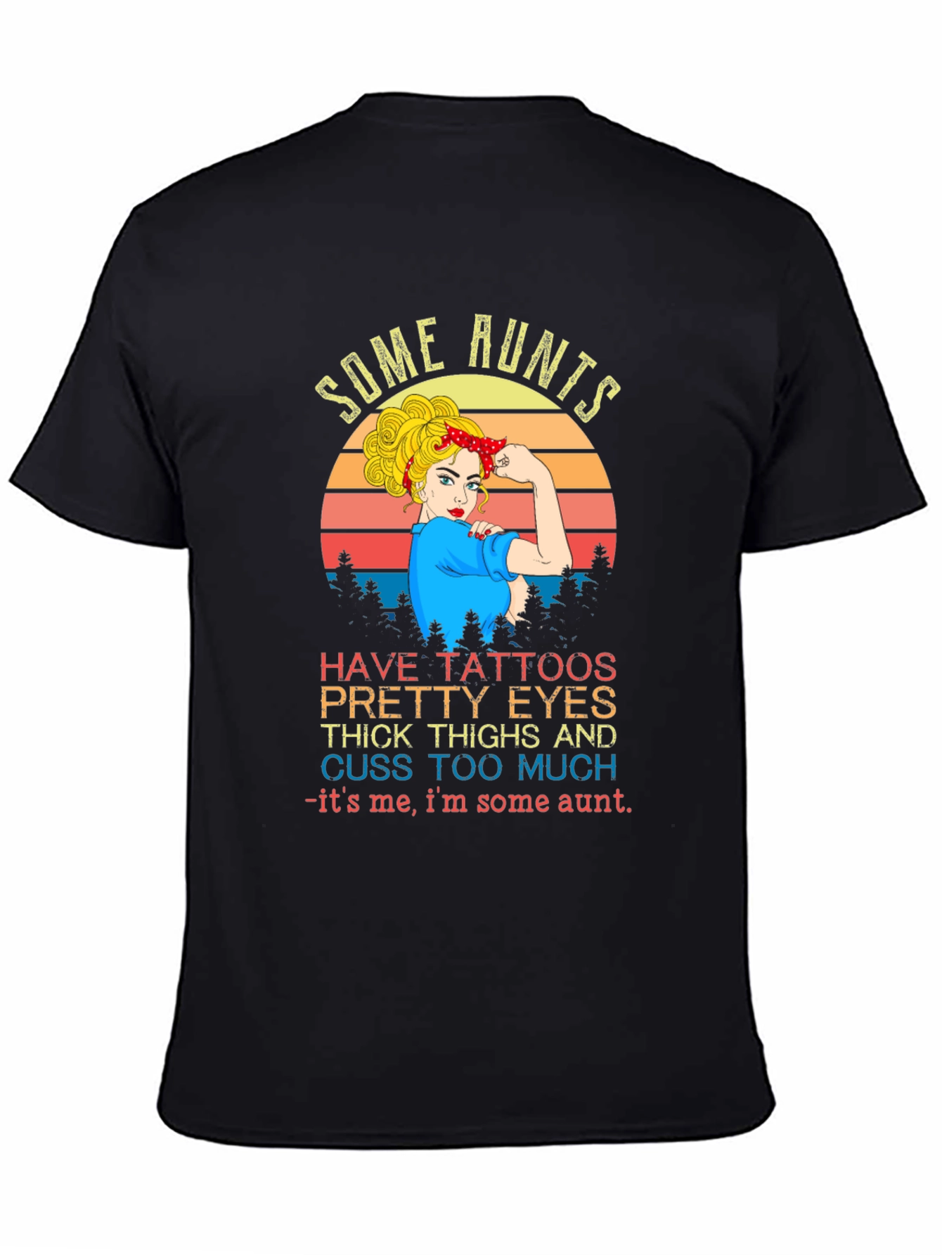 Some Aunts T-Shirt - Tattooed Aunt Graphic Tee
