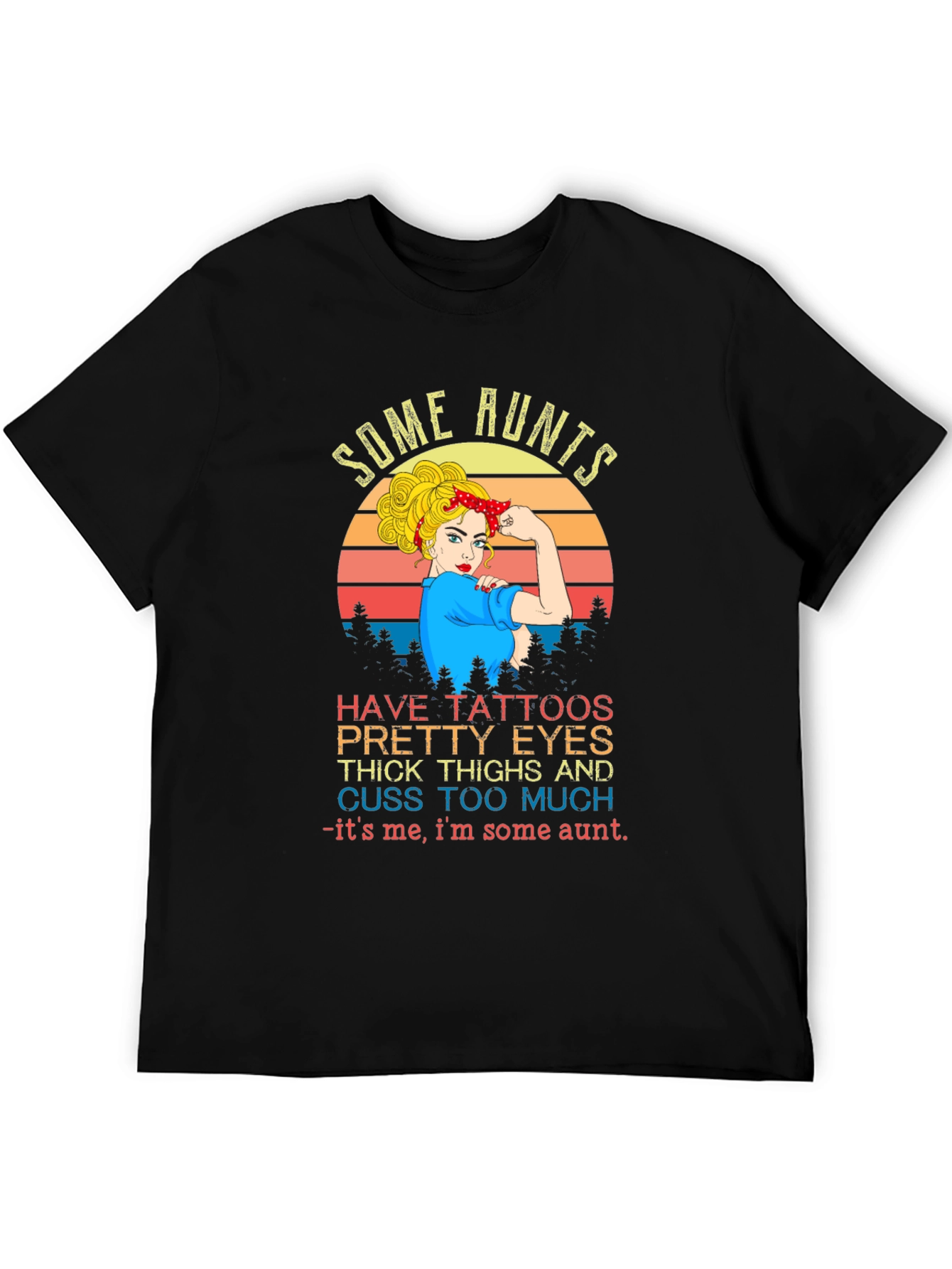 Some Aunts T-Shirt - Tattooed Aunt Graphic Tee