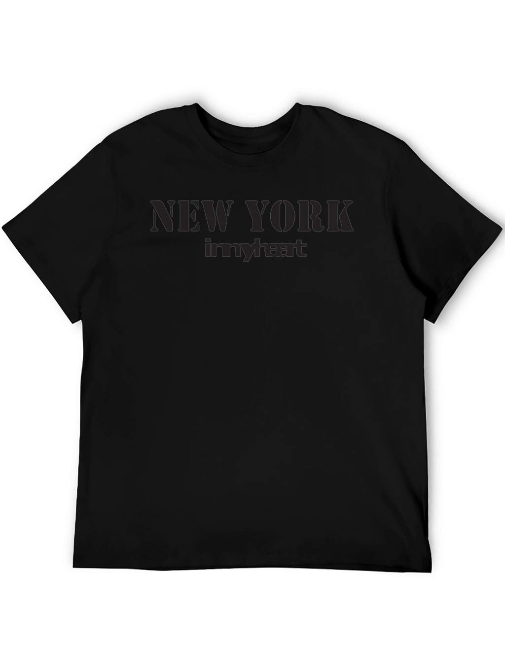 New York in My Heart Black T-Shirt