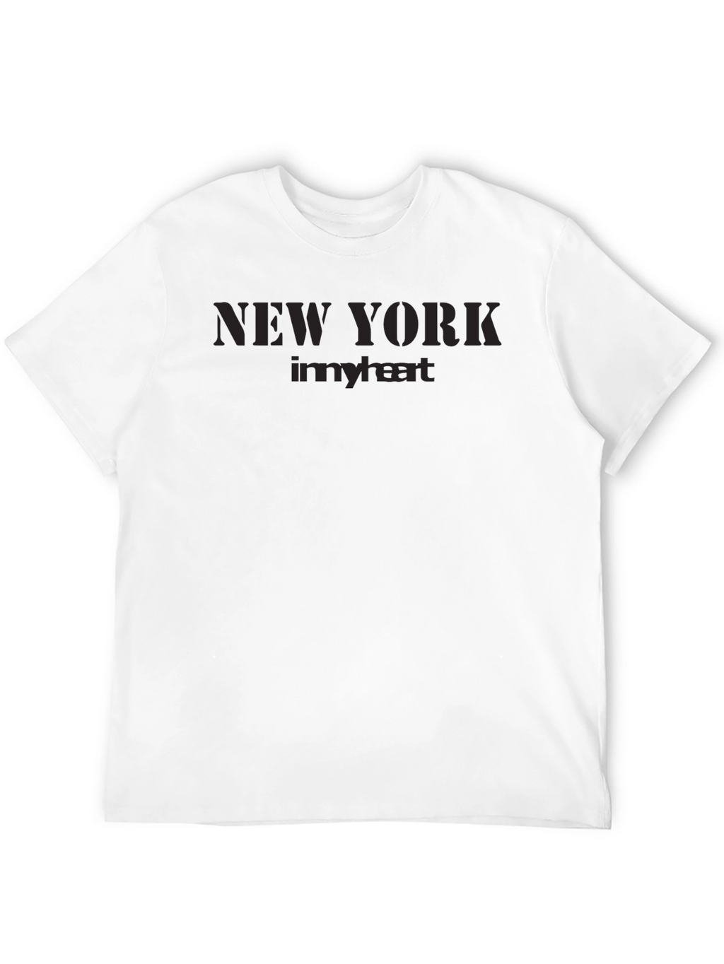 New York in My Heart Black T-Shirt