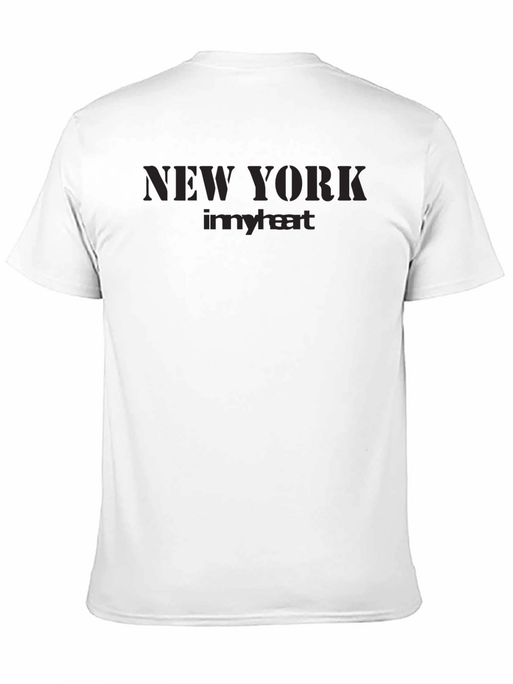 New York in My Heart Black T-Shirt