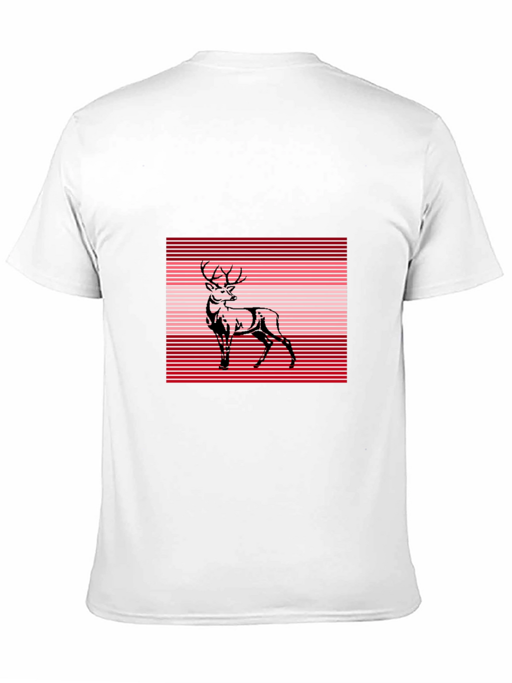 Deer Graphic Tee - Stylish Black T-Shirt