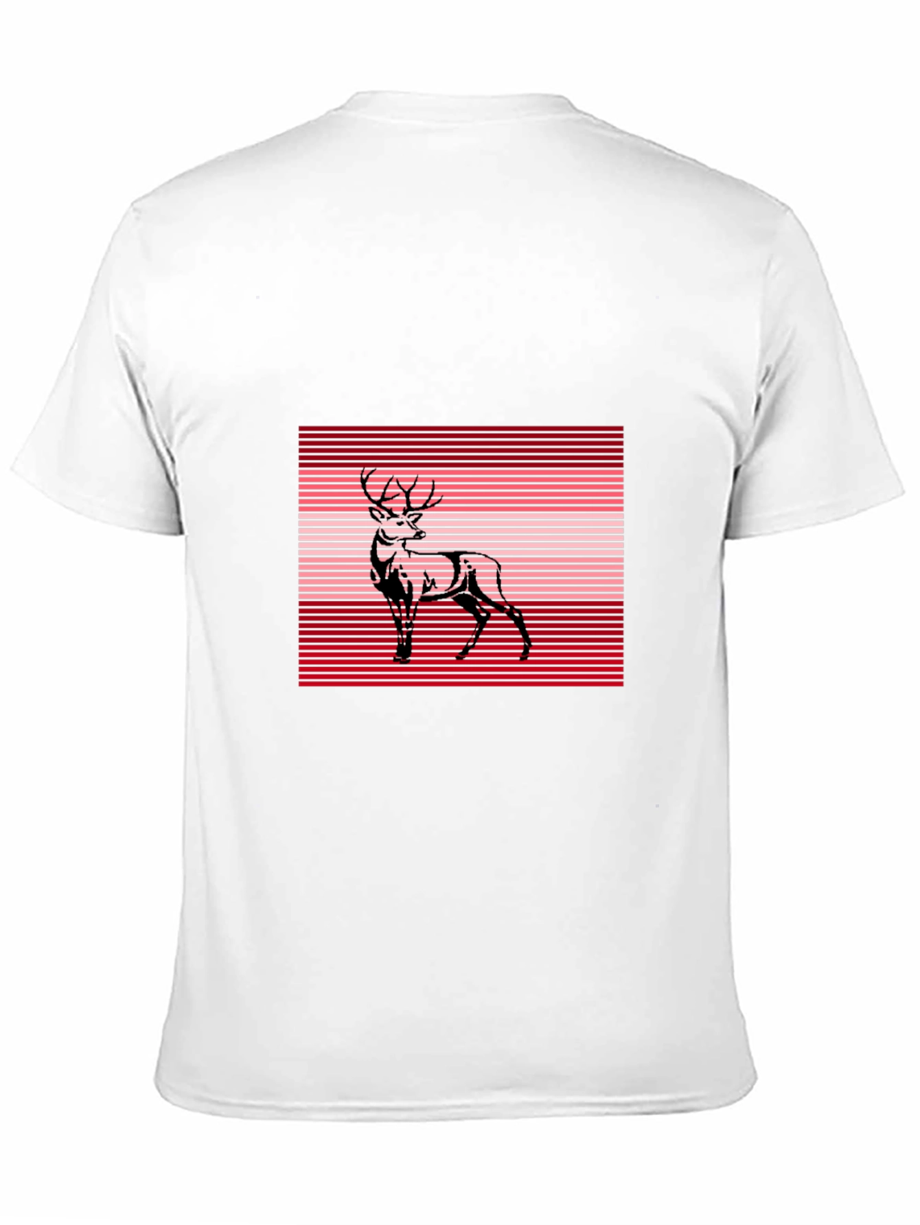 Deer Graphic Tee - Stylish Black T-Shirt