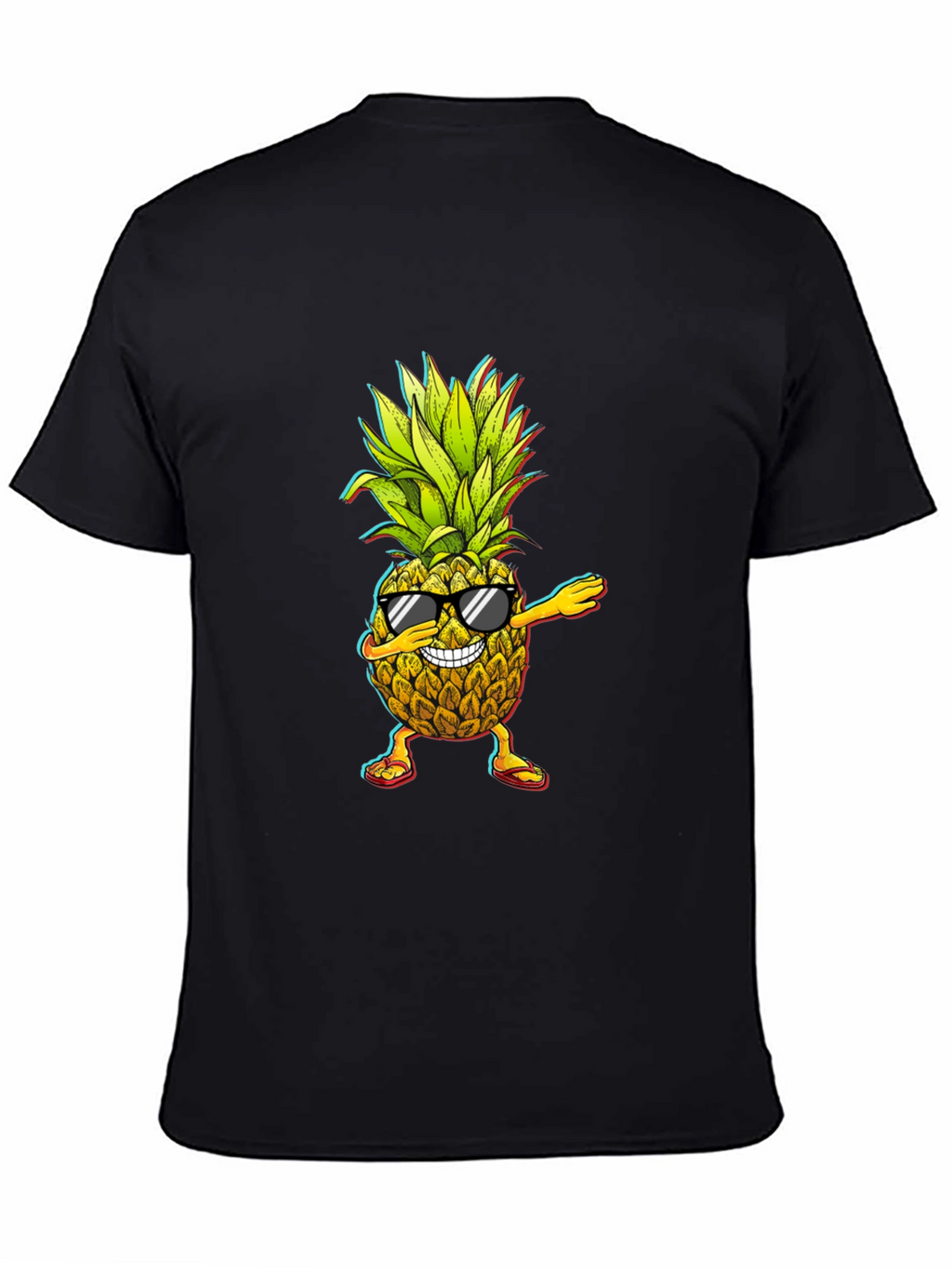 Dabbing Pineapple Graphic Tee - Cool Fruit Design!