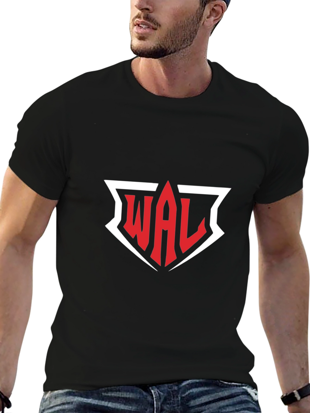 WAL Arm Wrestling Black T-Shirt