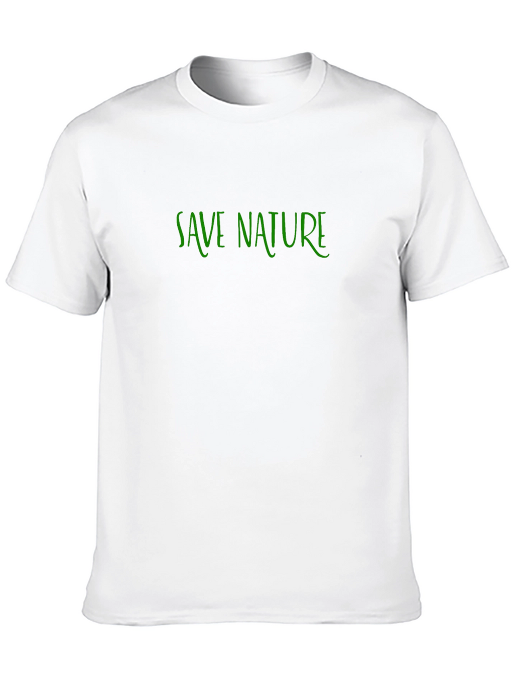 Save Nature Graphic Tee - Black