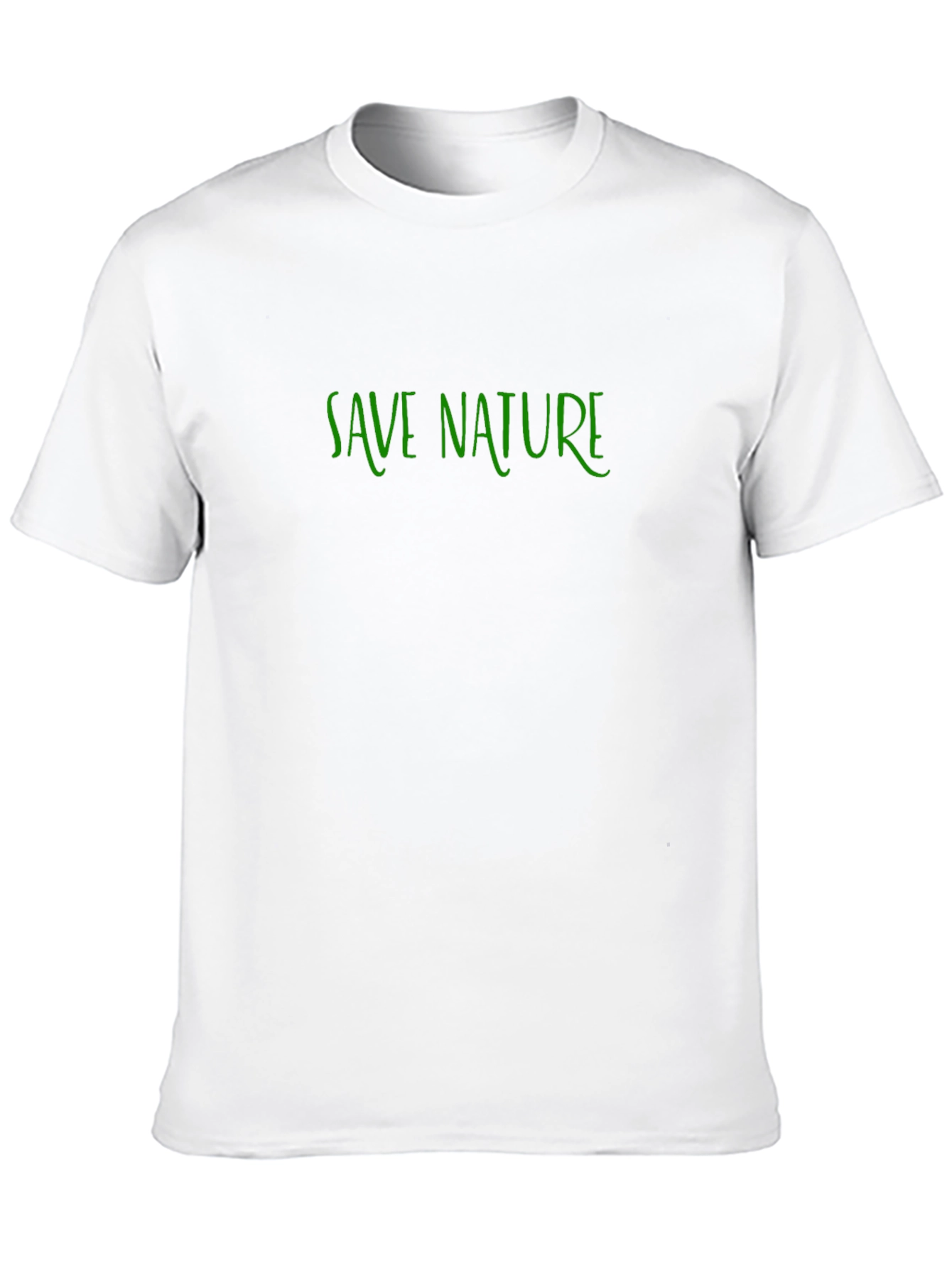 Save Nature Graphic Tee - Black