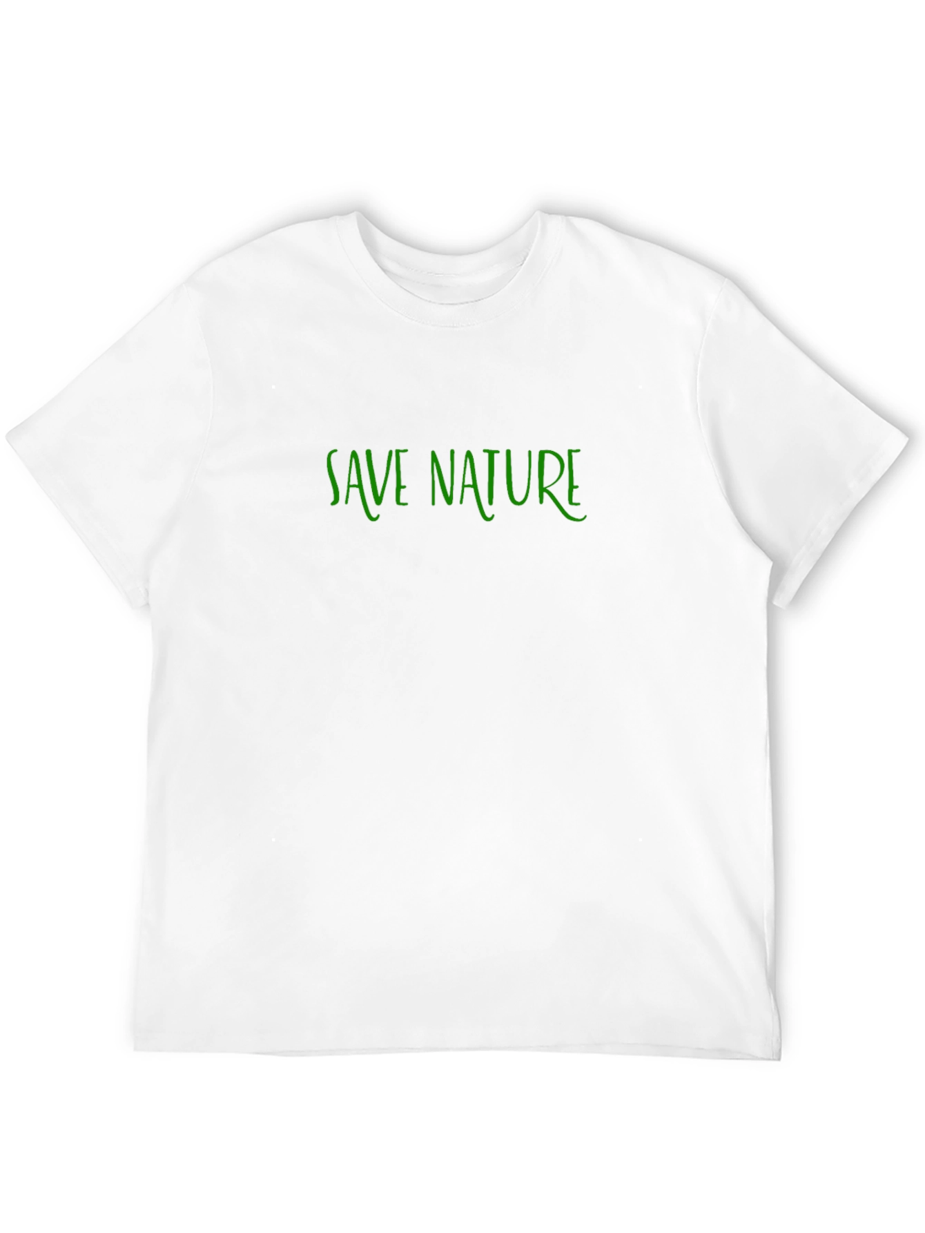 Save Nature Graphic Tee - Black