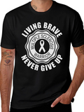 Living Brave Multiple Sclerosis Warrior T-Shirt