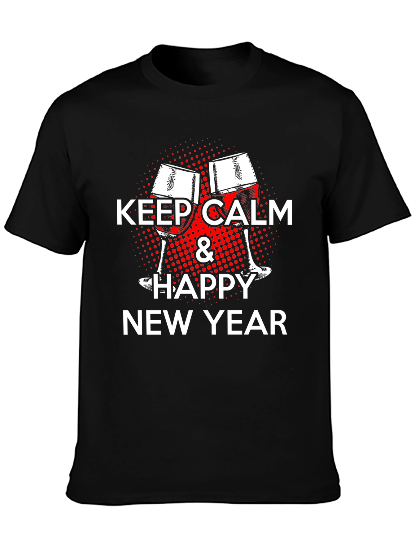 Keep Calm Happy New Year Tee