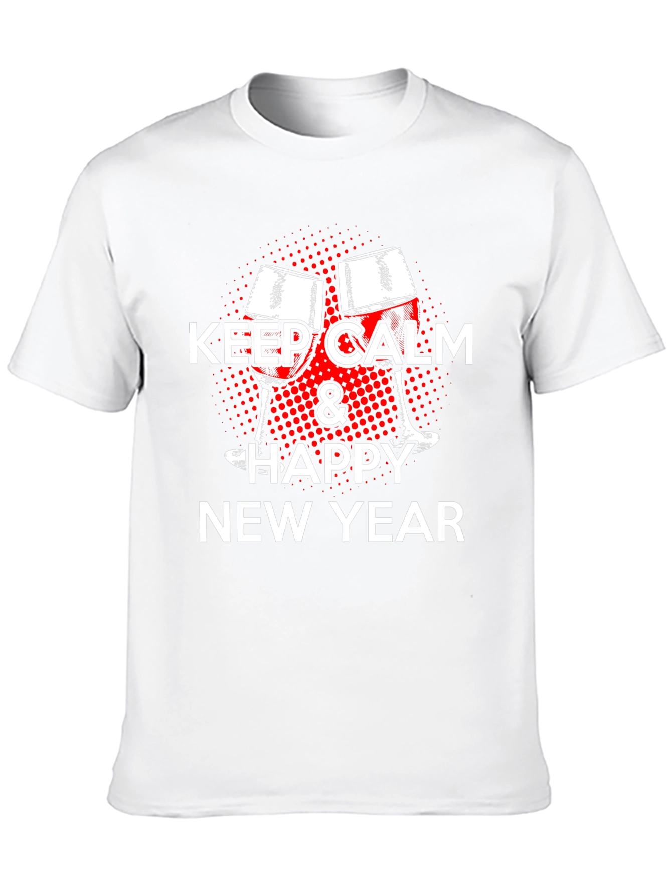Keep Calm Happy New Year Tee