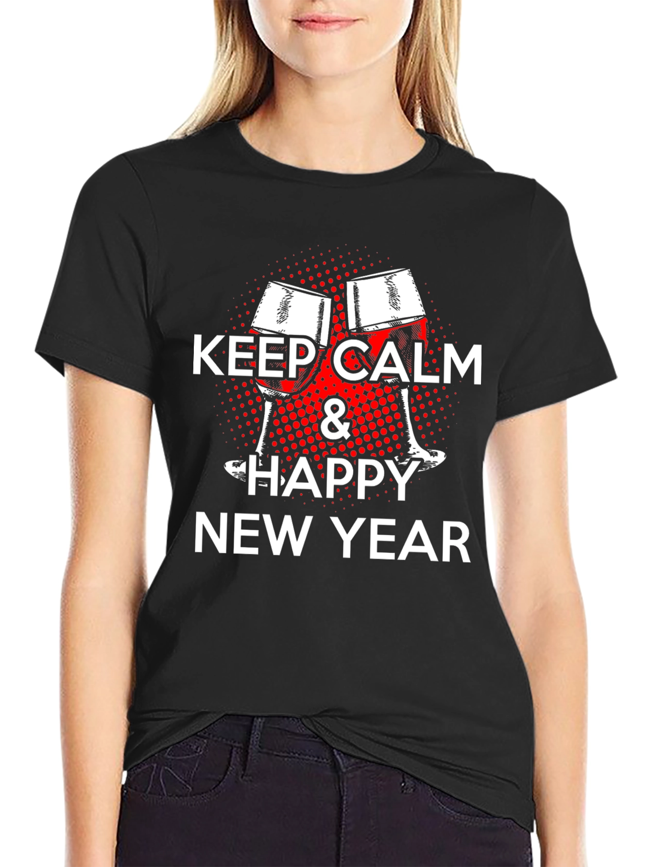 Keep Calm Happy New Year Tee