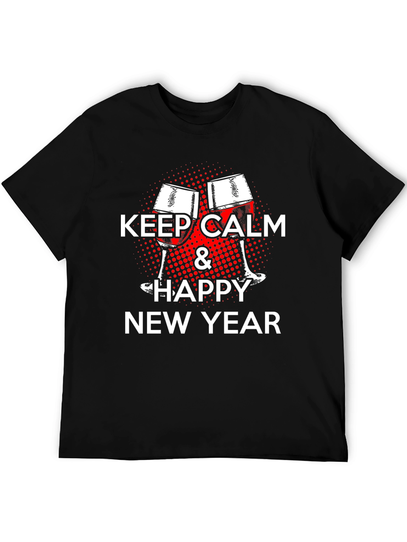 Keep Calm Happy New Year Tee