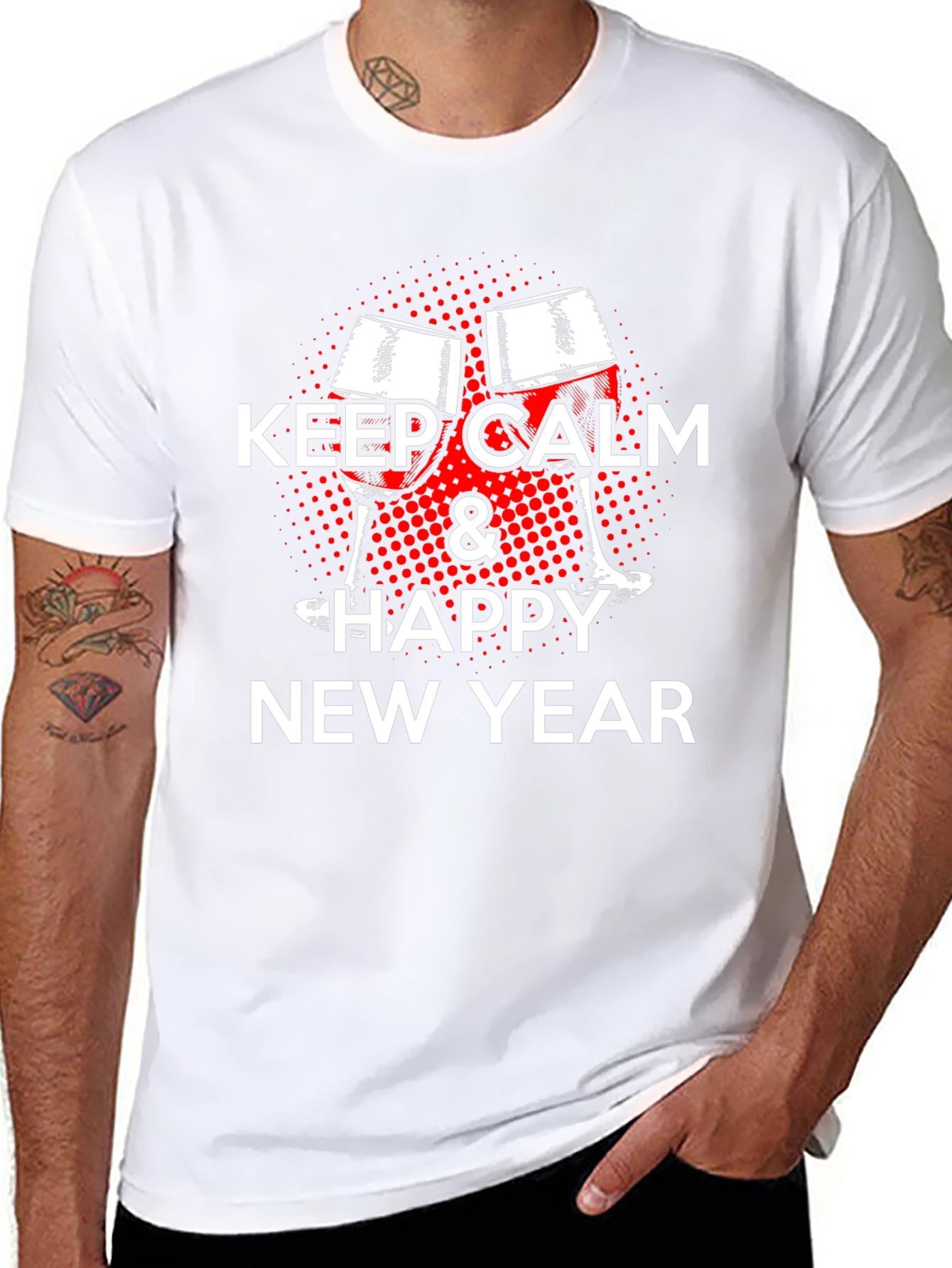 Keep Calm Happy New Year Tee
