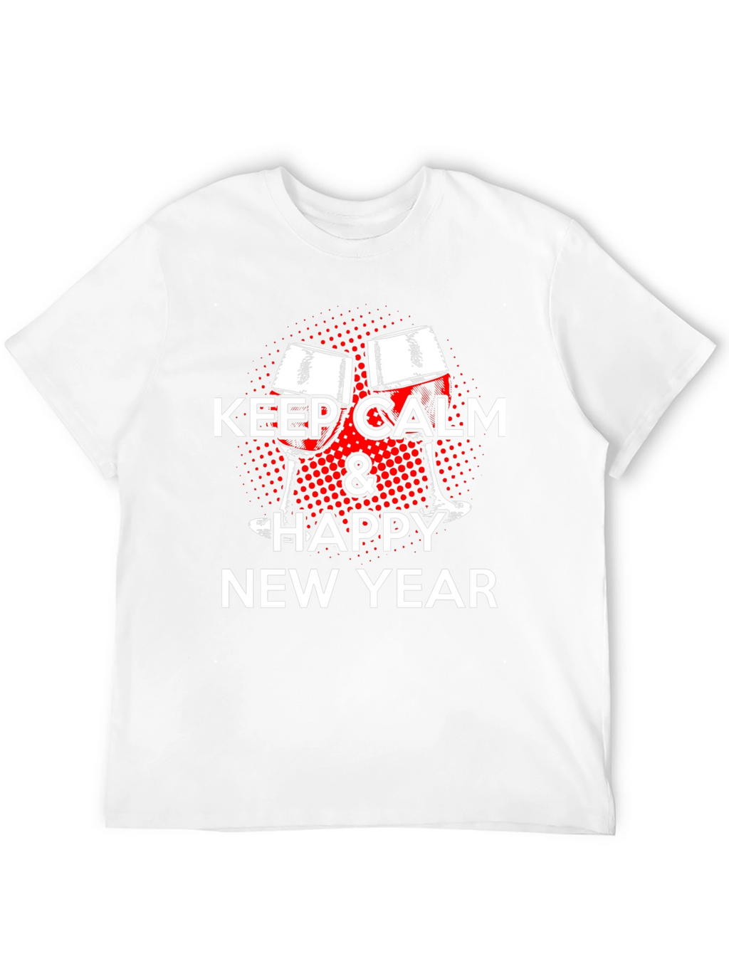Keep Calm Happy New Year Tee