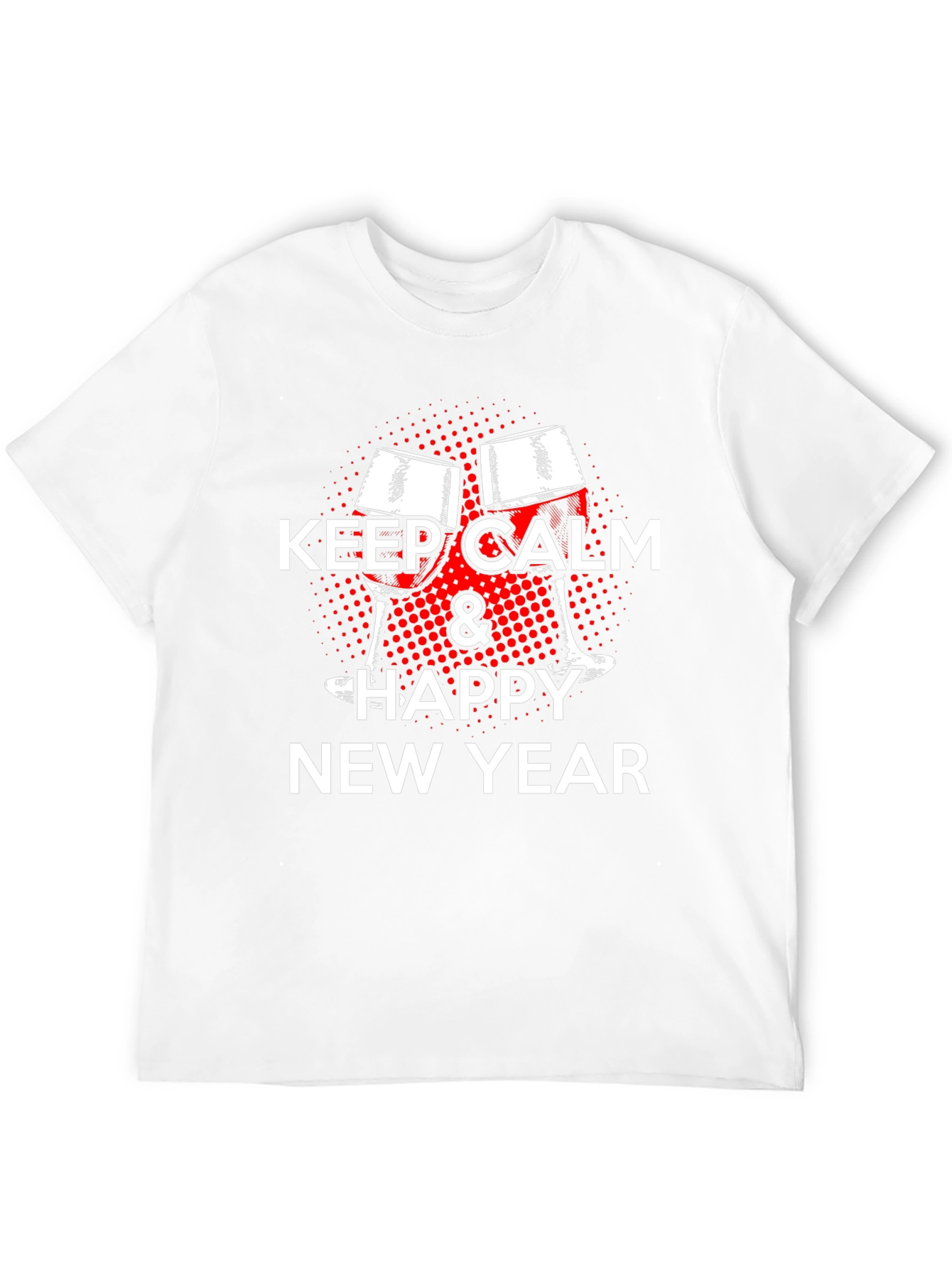 Keep Calm Happy New Year Tee