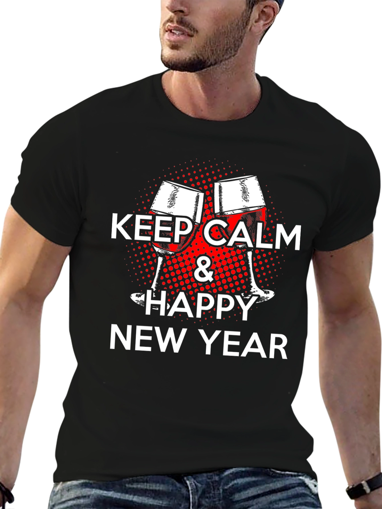Keep Calm Happy New Year Tee