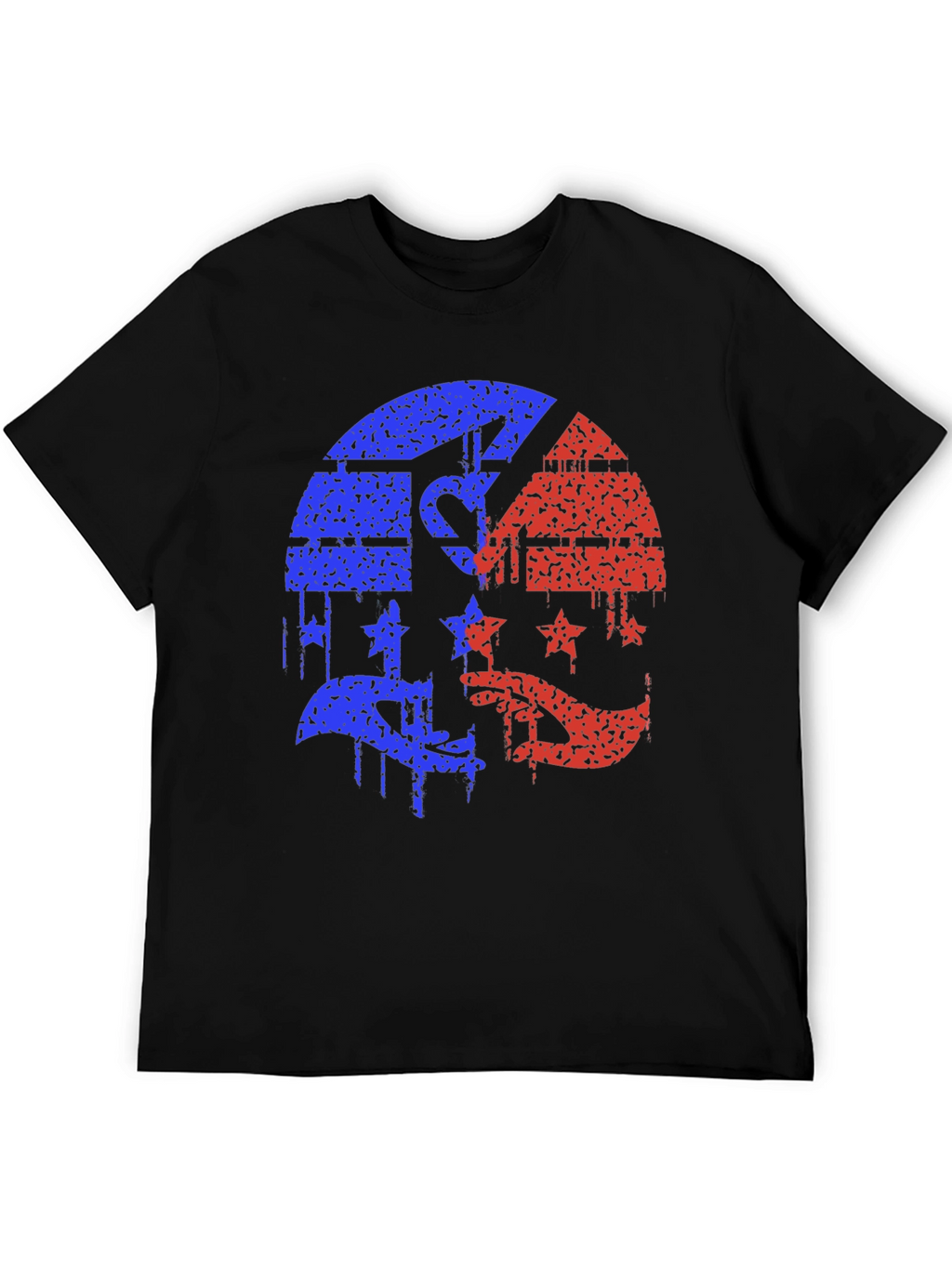 Patriotic Distressed Graphic T-Shirt