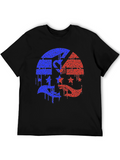 Patriotic Distressed Graphic T-Shirt