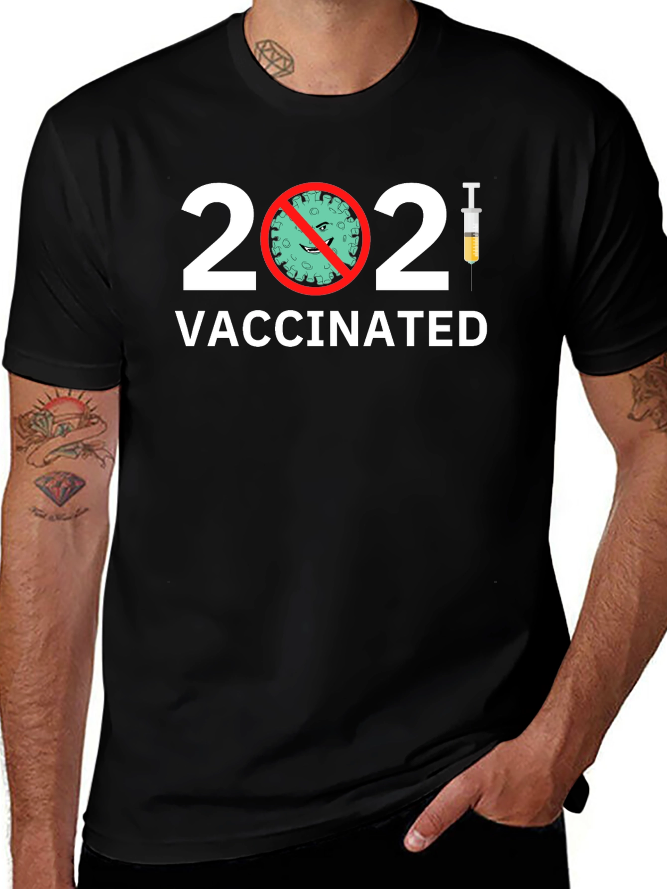 Vaccinated T-Shirt - 2021 Covid Prevention