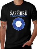 Sapphire September Gemstone Graphic T-Shirt
