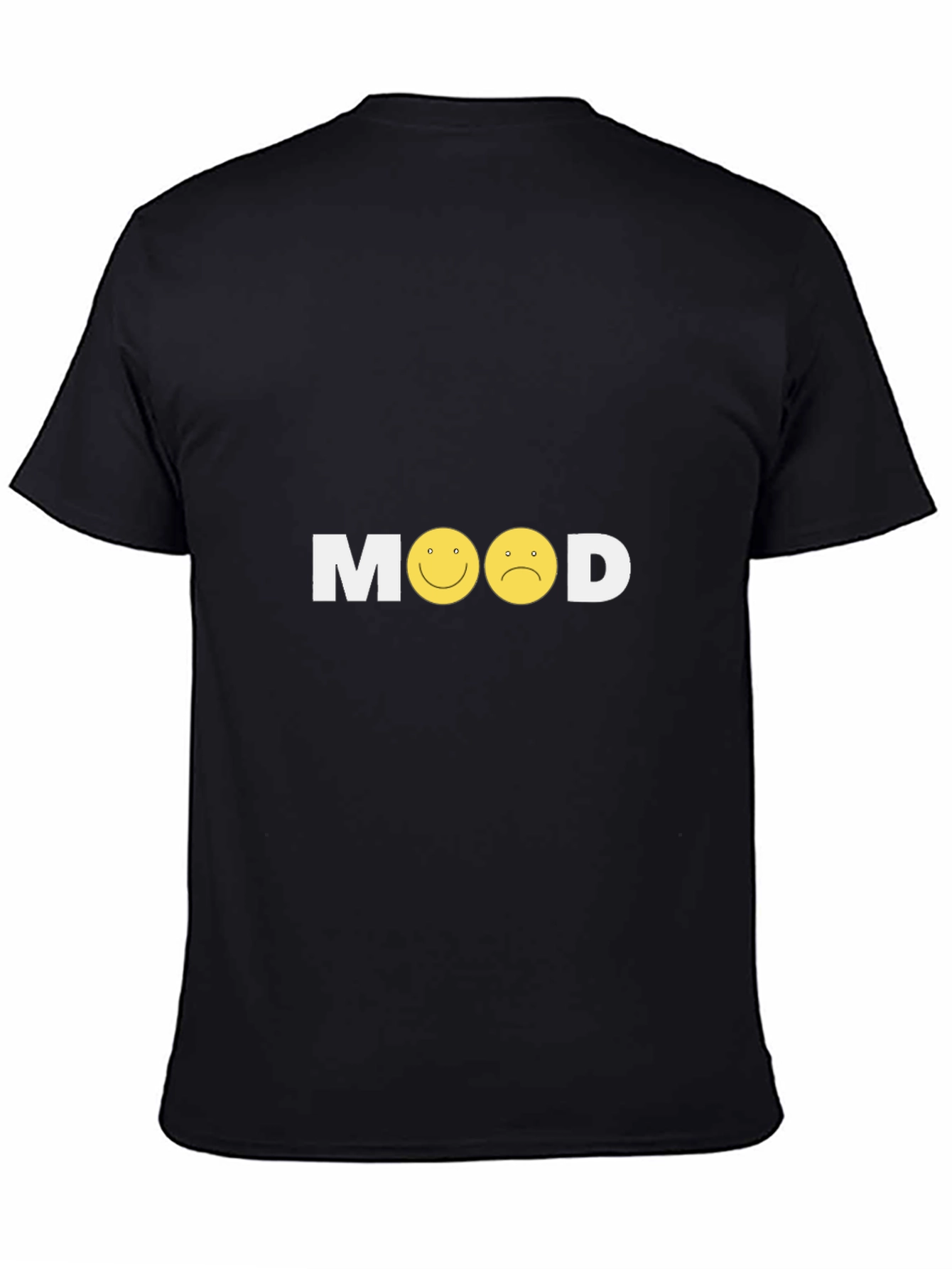 Mood Graphic Tee - Black Casual T-Shirt