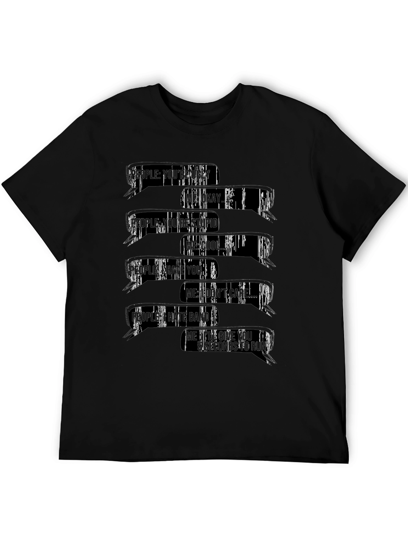 Sarcastic Graphic Tee - Rude But Tolerable T-Shirt