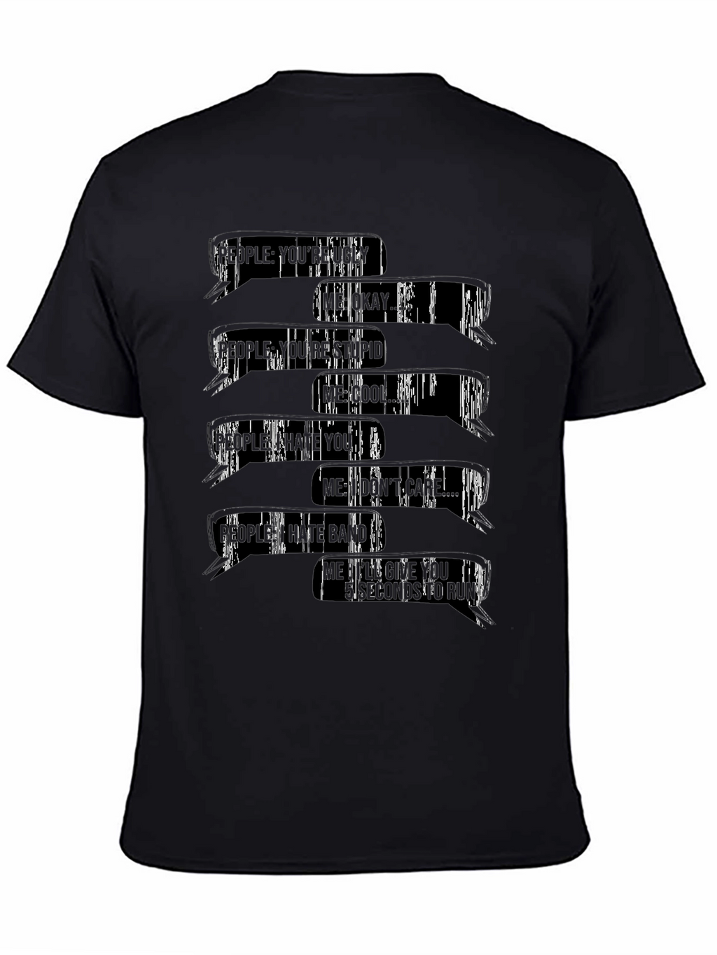 Sarcastic Graphic Tee - Rude But Tolerable T-Shirt