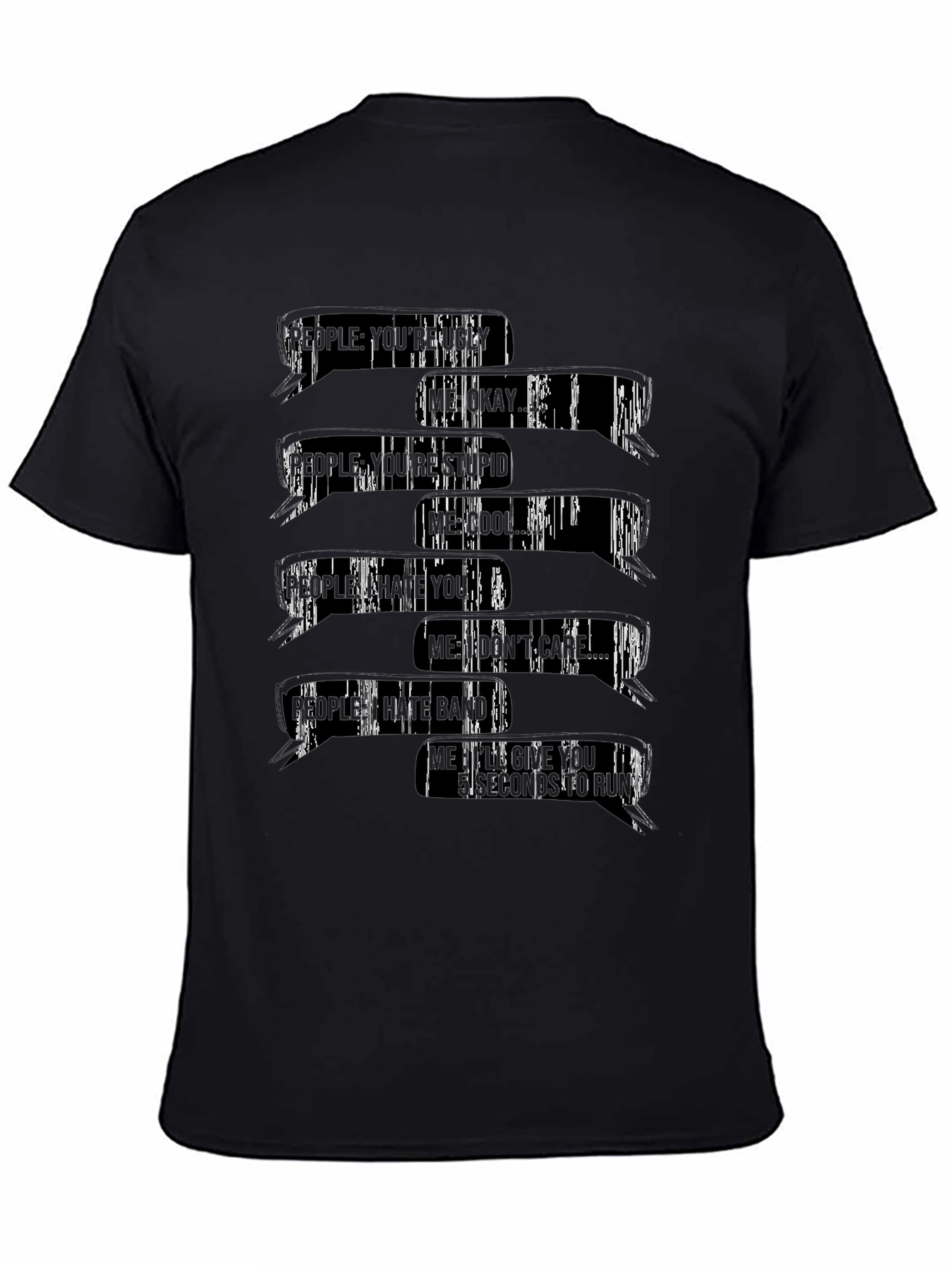 Sarcastic Graphic Tee - Rude But Tolerable T-Shirt
