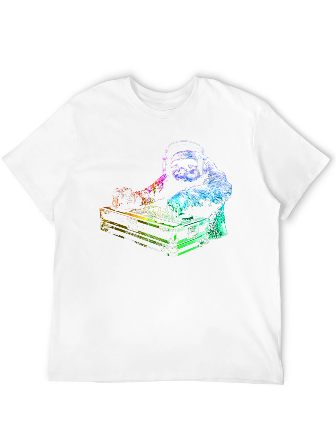 DJ Sloth Graphic Tee - Black