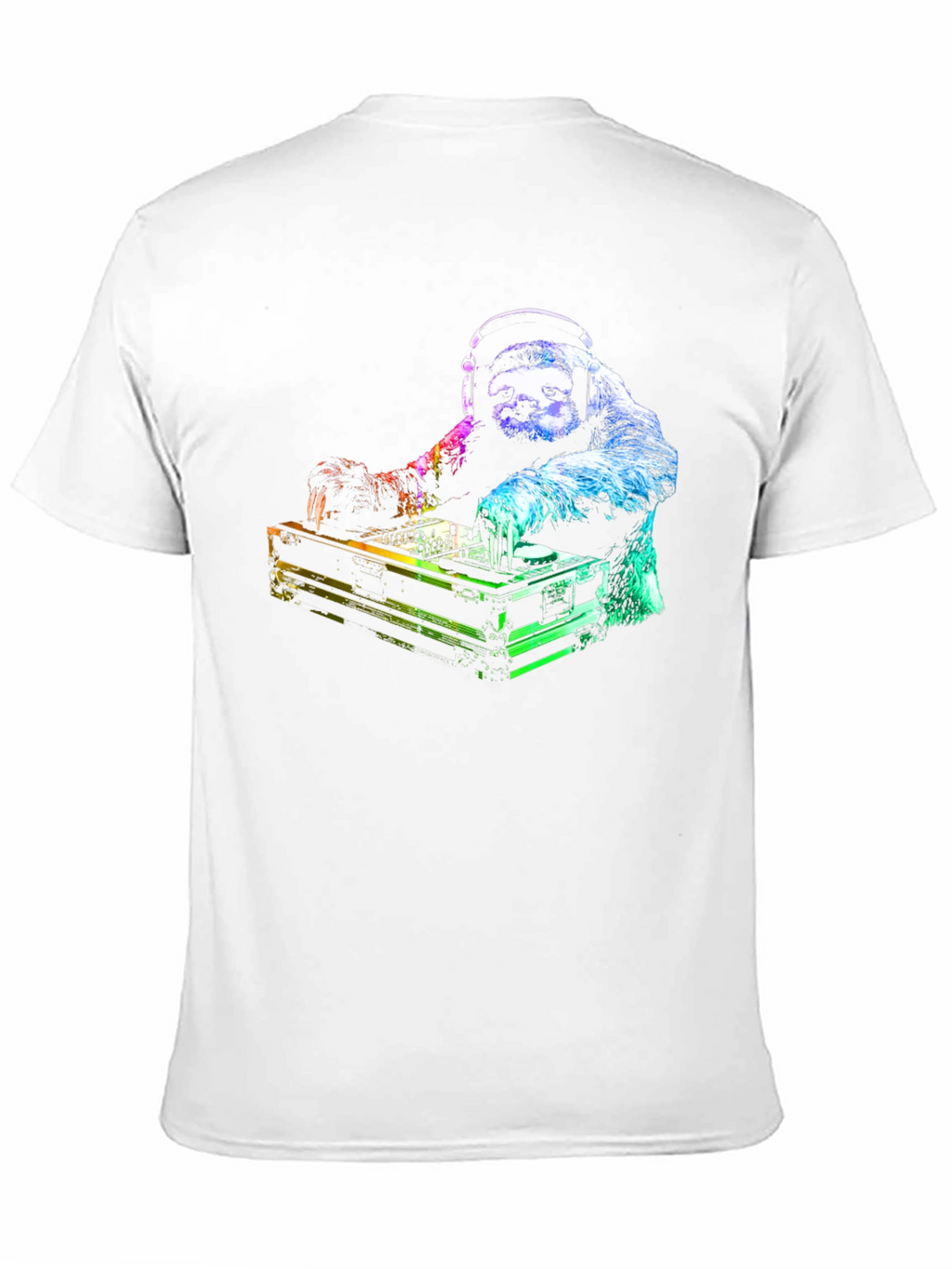 DJ Sloth Graphic Tee - Black